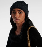Balenciaga BB wool-blend beanie