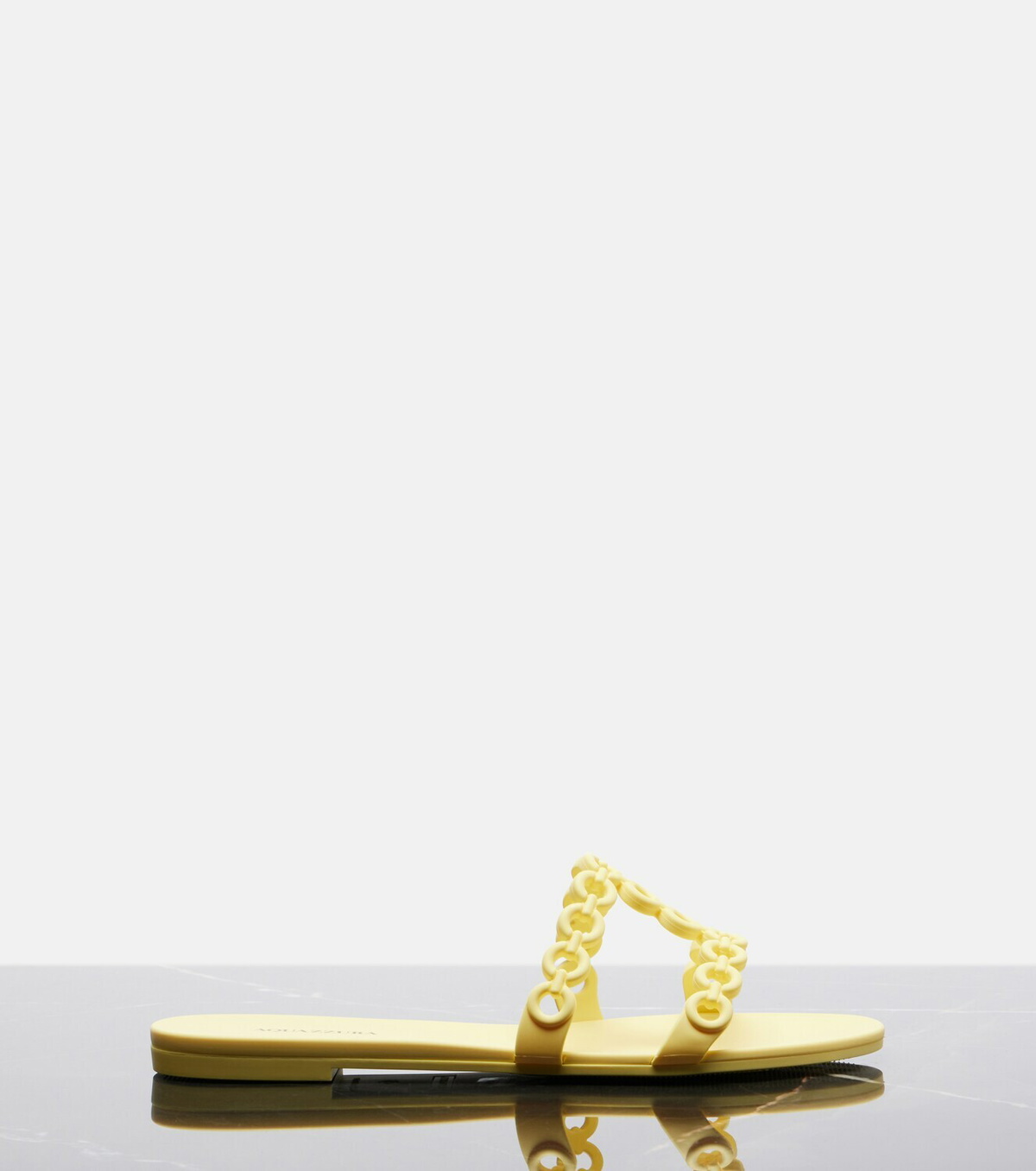 Aquazzura Infinity Chain Jelly slides