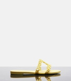 Aquazzura Infinity Chain Jelly slides