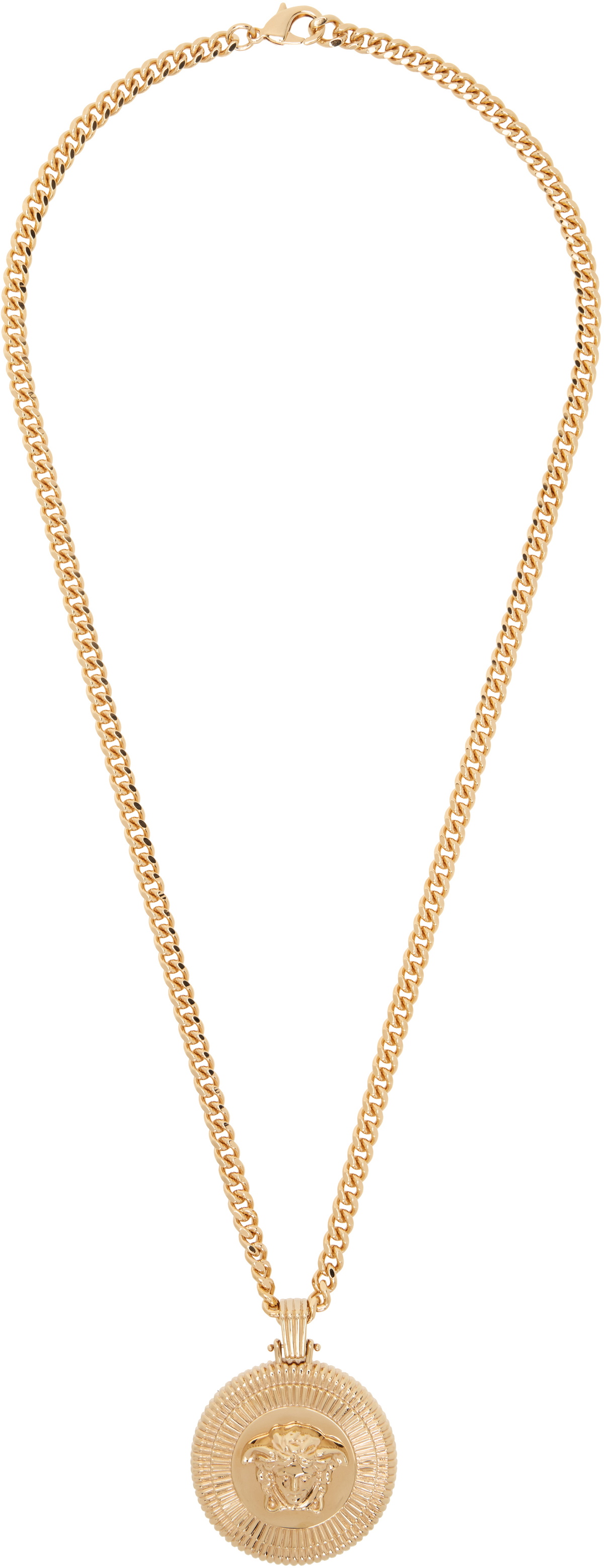 Versace Gold Medusa Biggie Necklace Versace