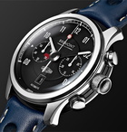 Bremont - MKII Jaguar Automatic 43mm Stainless Steel and Alligator Watch - Black