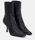 The Row - Romy leather ankle boots