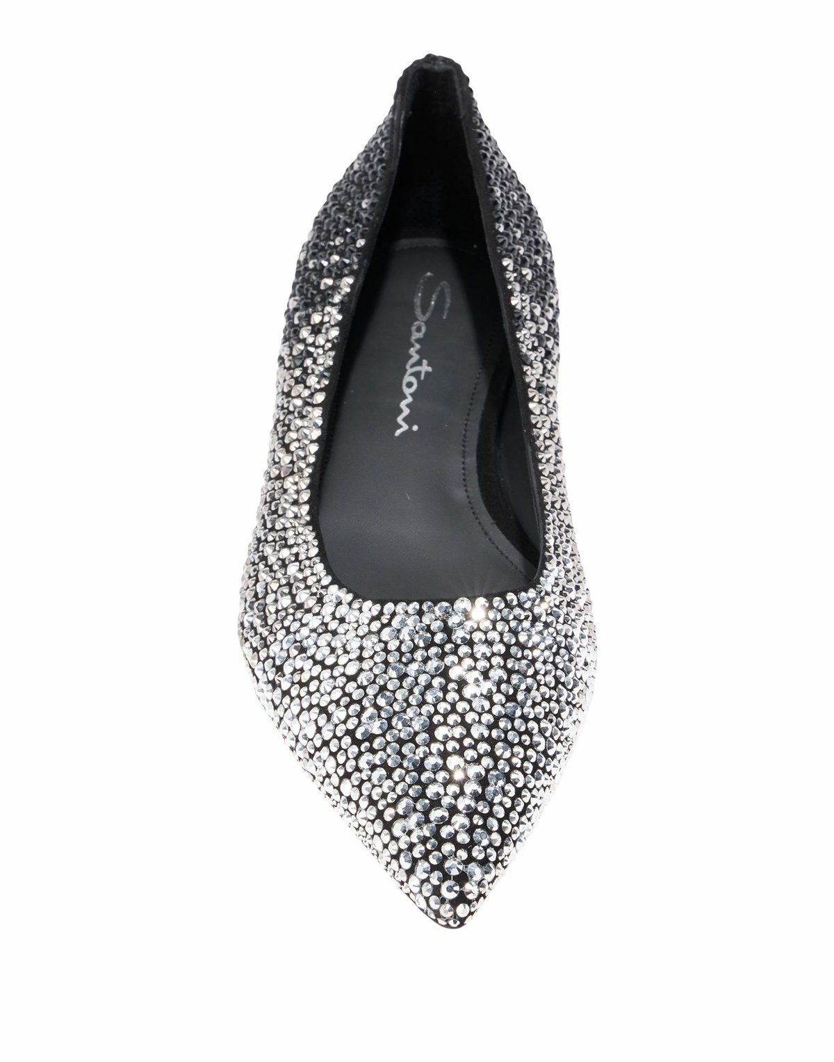 Santoni Womens Ballet flats in Black