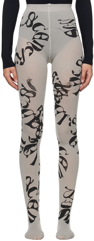 Photo: SC103 Gray Pitch Tights