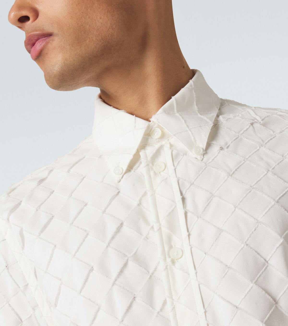 Bottega Veneta Intrecciato cotton poplin shirt