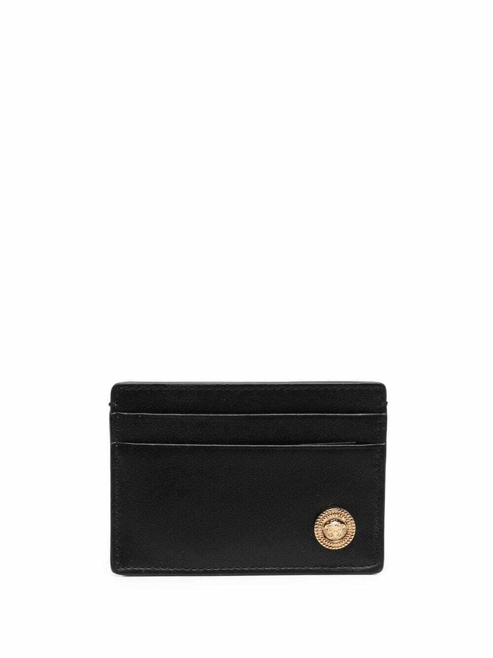 VERSACE - Medusa Leather Credit Card Case Versace