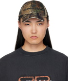 Balenciaga Khaki Camo Cap