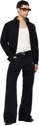 Courrèges Black 2-Pocket Baggy Jeans