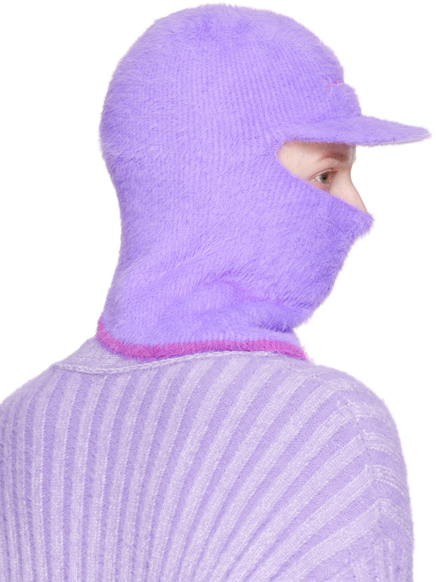 Jacquemus Purple 'La Cagoule Casquette' Balaclava Jacquemus