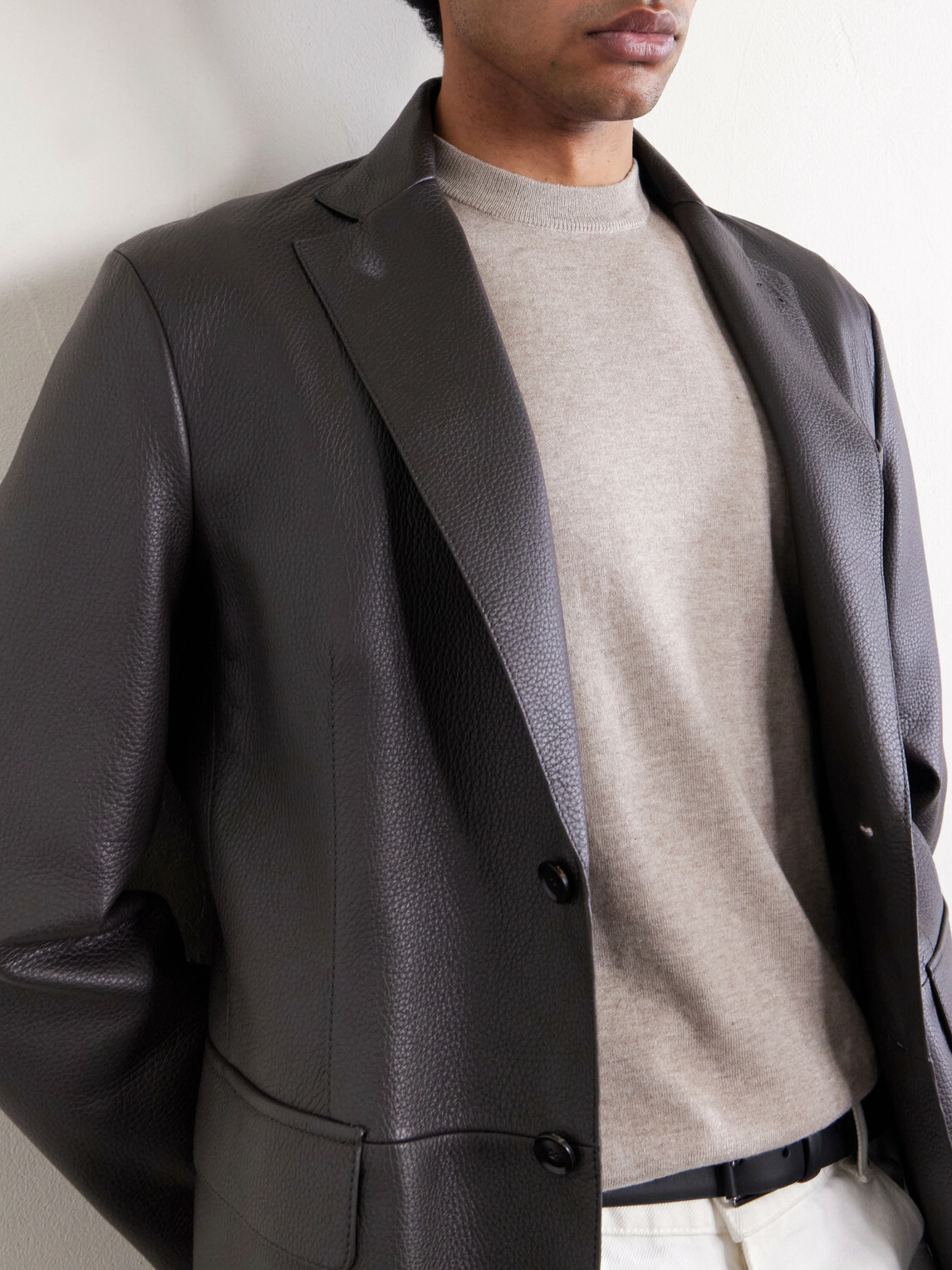 Altea - Cotton and Cashmere-Blend T-Shirt - Neutrals