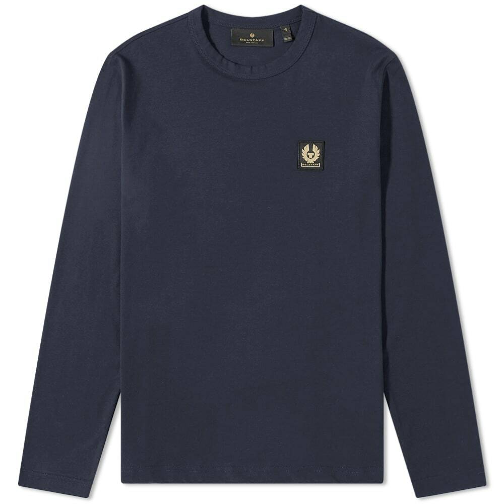 Belstaff Long Sleeve Patch Logo Tee