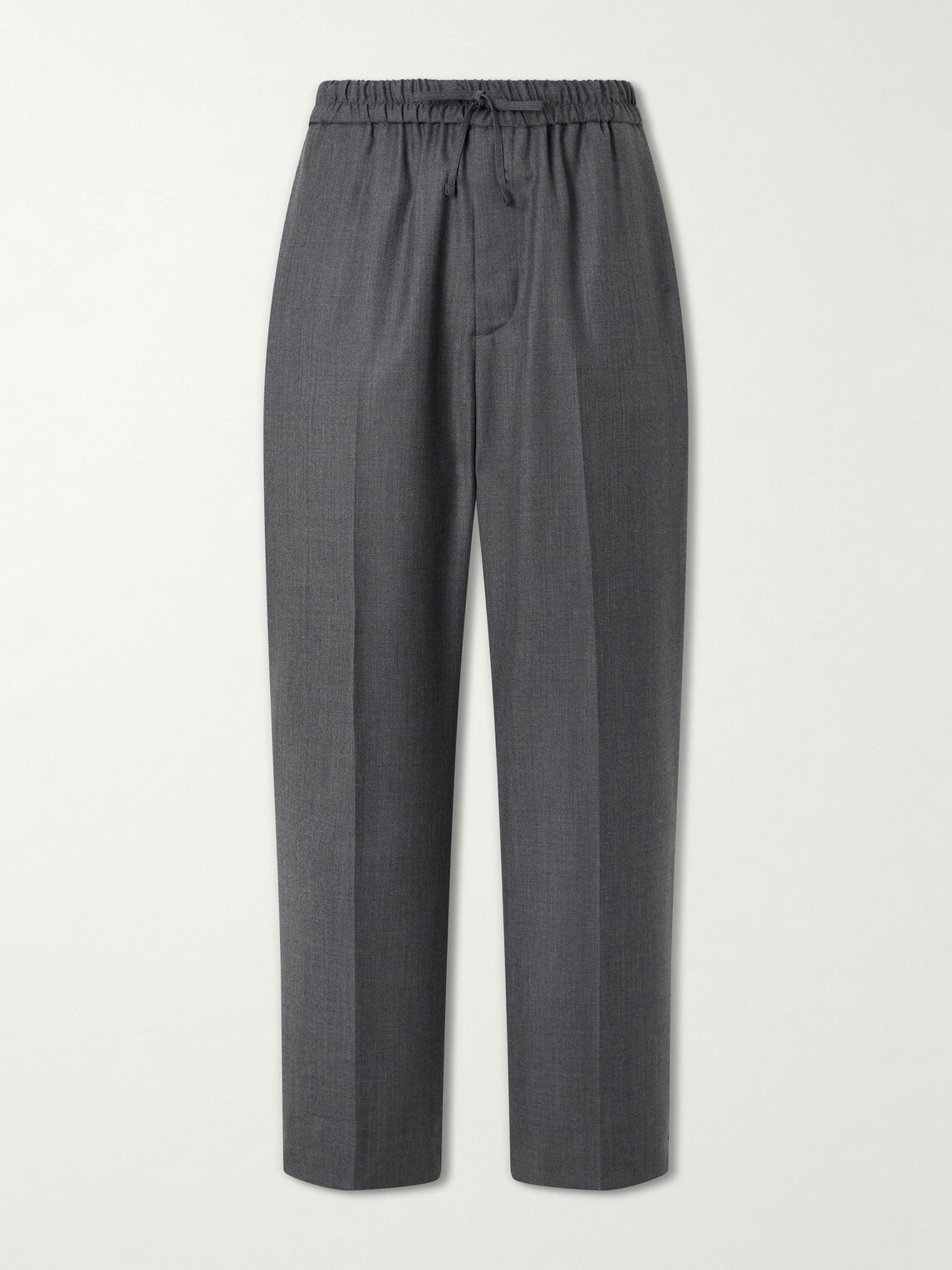 Officine Générale - Nilson Straight-Leg Wool, Cashmere and Silk-Blend Suit Trousers - Gray