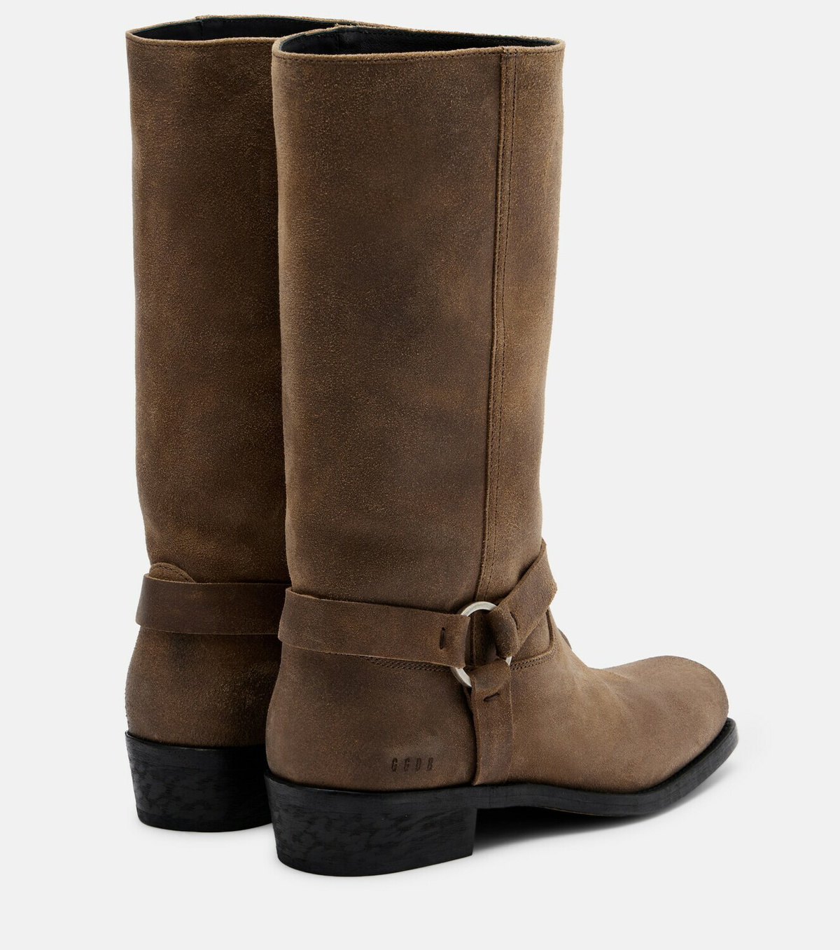 Golden Goose Suede biker boots