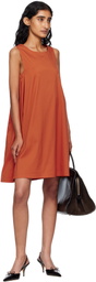 Max Mara Orange Campale Minidress