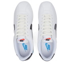 Nike Men's Cortez Sneakers in White/Black