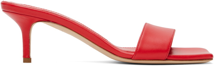 Photo: Aeyde Red Ilvy Leather Mules