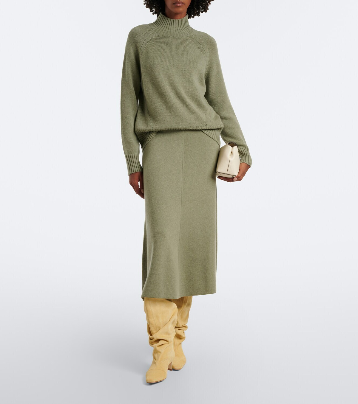 Staud Wally suede mid-calf boots