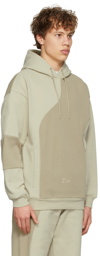 Dime Khaki Cotton Hoodie