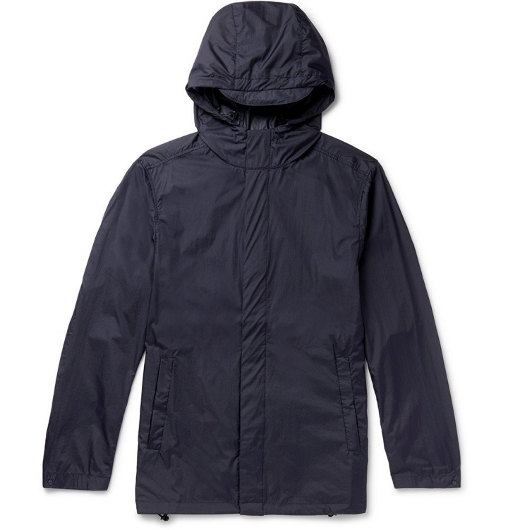 Photo: Norse Projects - Kalmar Nylon Hooded Jacket - Navy