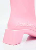 Acne Studios Rubber Ankle Boots