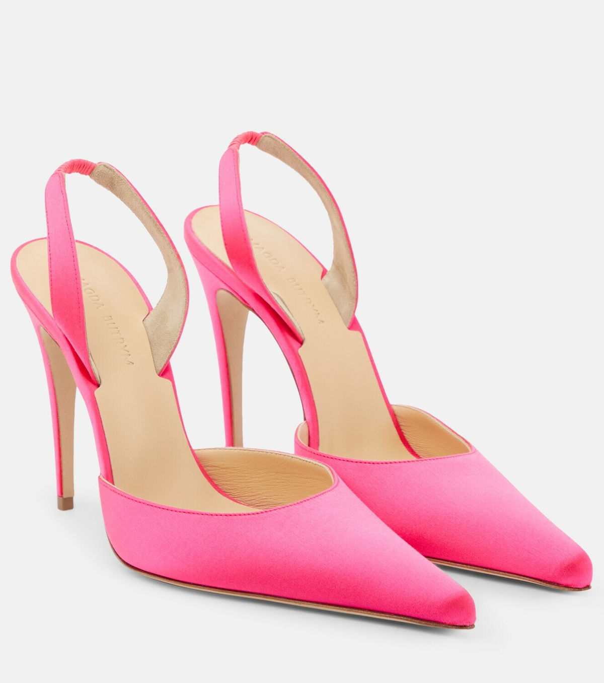 Magda Butrym - Slingback satin pumps Magda Butrym