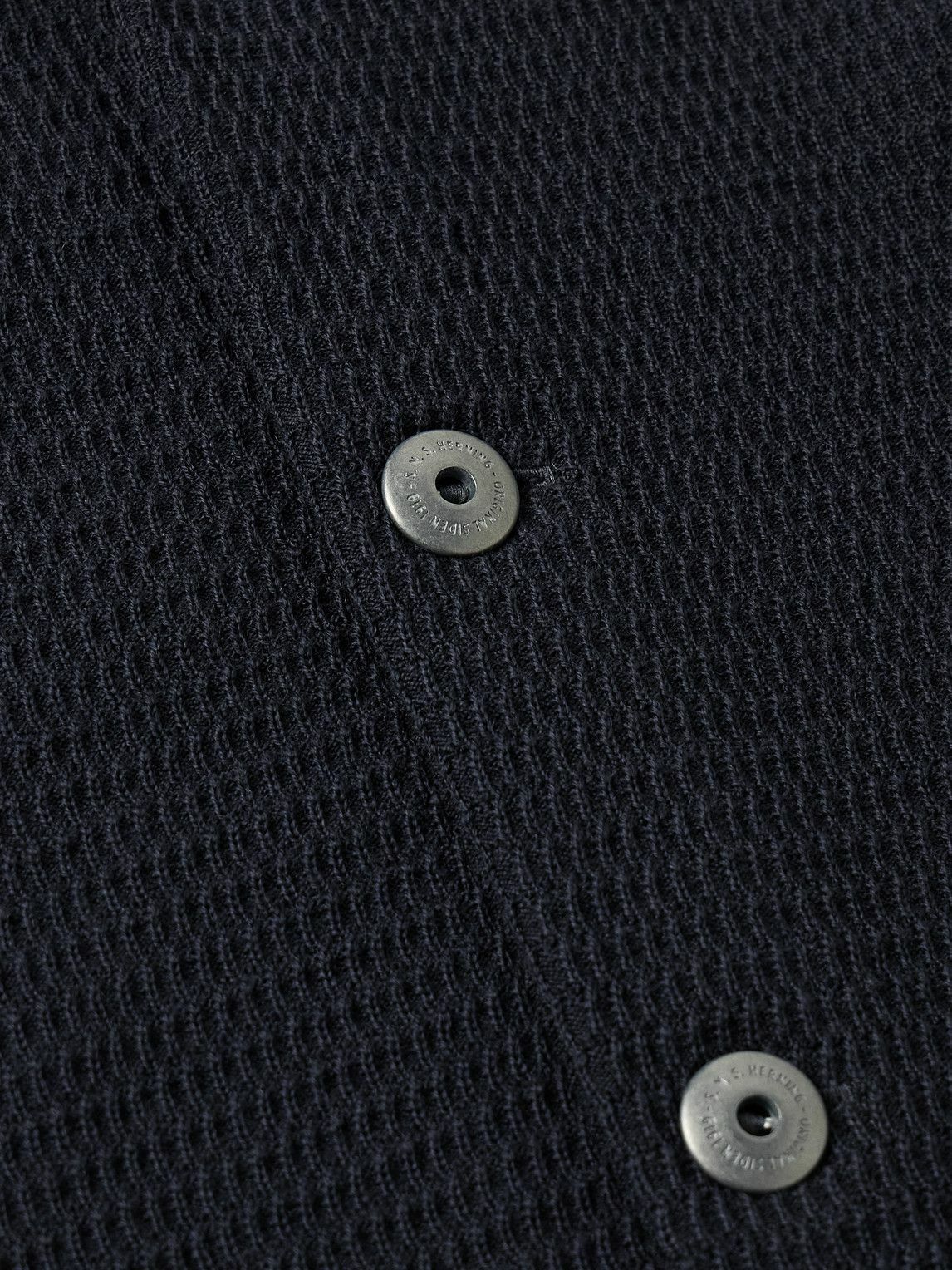 S.N.S Herning - Radial Textured Virgin Wool Jacket - Blue