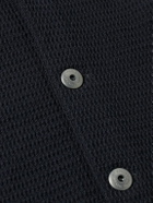 S.N.S Herning - Radial Textured Virgin Wool Jacket - Blue