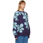 Perks and Mini Purple Mohair Dr. Octagon Sweater