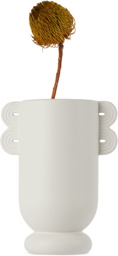 ferm LIVING White Ania Vase