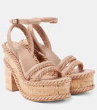 Valentino Garavani VLogo Summerblocks leather platform sandals