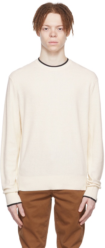 Photo: rag & bone Off-White Cotton Sweater