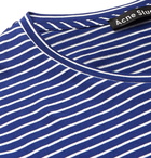 Acne Studios - Nele Striped Cotton-Jersey T-Shirt - Men - Blue