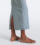 Montce Petal floral maxi dress