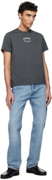 GANNI Gray Relaxed 'Ganni' T-shirt