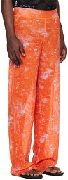 Henrik Vibskov Orange Sway Trousers