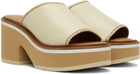 Clergerie Off-White Cessy Heeled Sandals