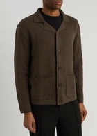 Wax London Wightman Cotton-blend Cardigan Brown