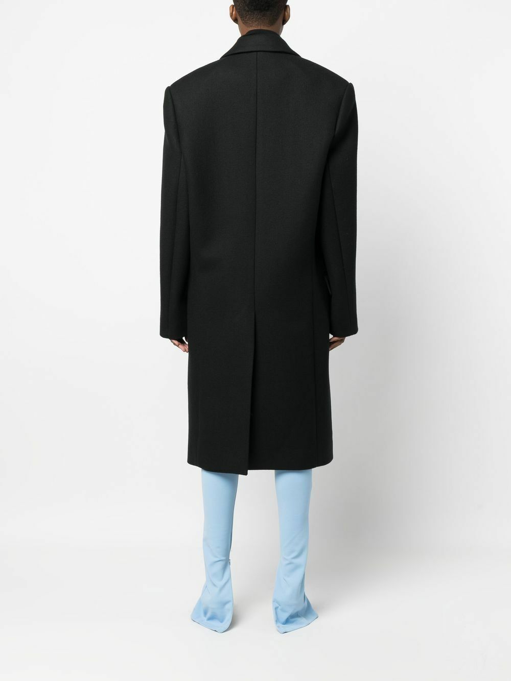 WARDROBE.NYC X Hailey Bieber Black Wool Coat