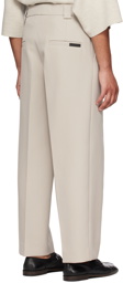 Fear of God Beige Straight-Leg Trousers