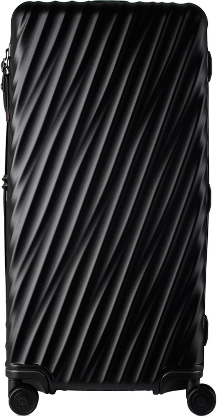 Photo: Tumi Black Large Rolling Trunk Suitcase