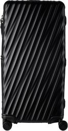 Tumi Black Large Rolling Trunk Suitcase