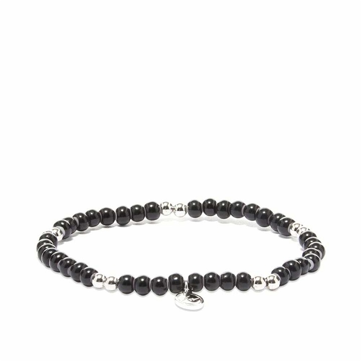 Photo: Uniform Experiment Men's Beads Bracelet in Black