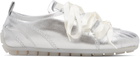Simone Rocha Silver Ballerina Grip Sneakers