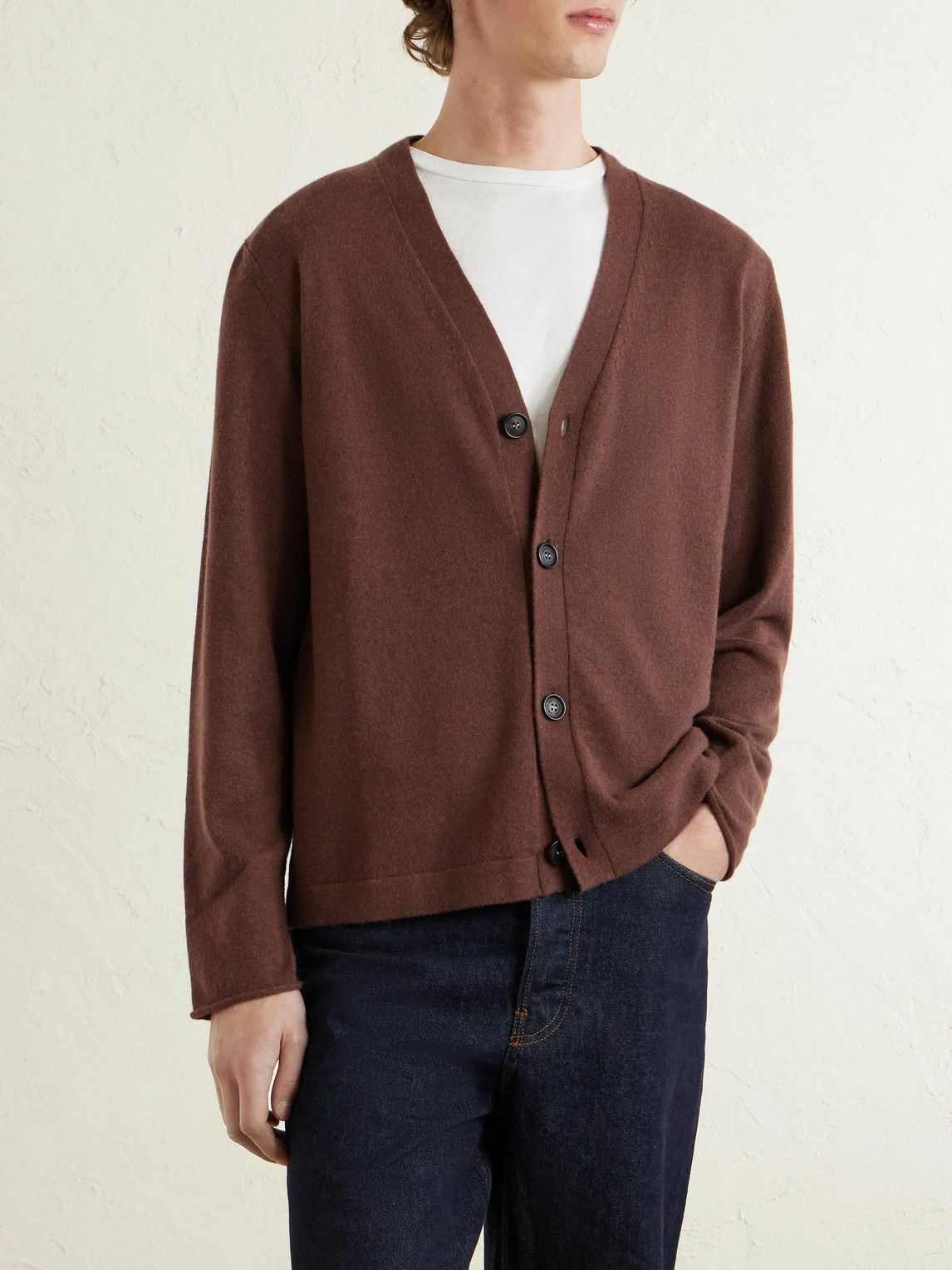 Massimo Alba - Freddie Cashmere Cardigan - Brown
