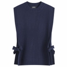 A.P.C. Women's Margot Knitted Vest in Navy