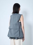 Maison Margiela Distressed Wool Waistcoat