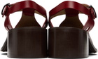 HEREU Red Pesca Heeled Sandals