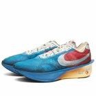 Nike Running Men's Zoomx Vaporfly Next% 4 Prm Sneaker in Clear/Mountain Blue/Fire Red