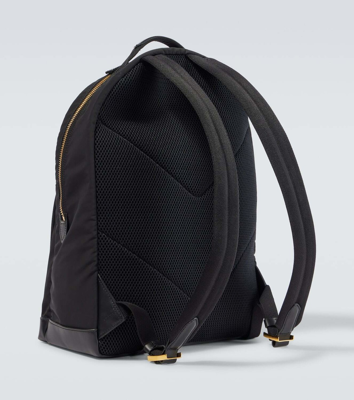 Tom Ford Leather-trimmed backpack