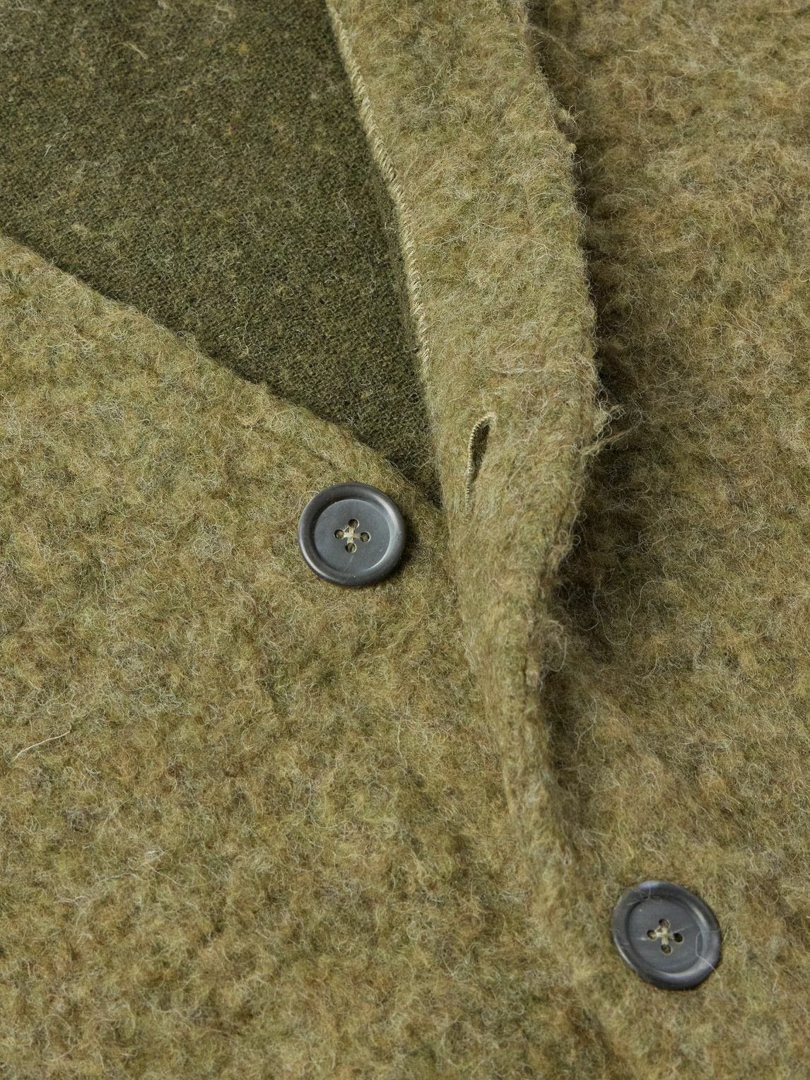 Our Legacy - Brushed-Knit Cardigan - Green Our Legacy